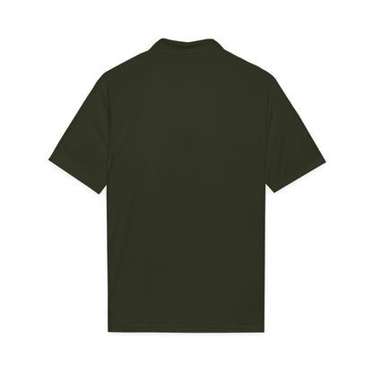 Black t-shirt on a white background