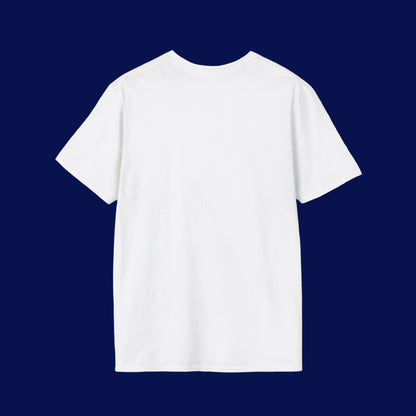 White t-shirt on a white background