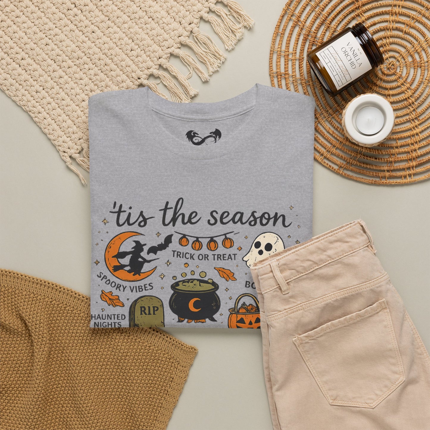 'Tis the Season Halloween Comfortable Cotton T-Shirt