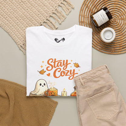 Stay Cozy Comfortable Cotton Halloween T-Shirt