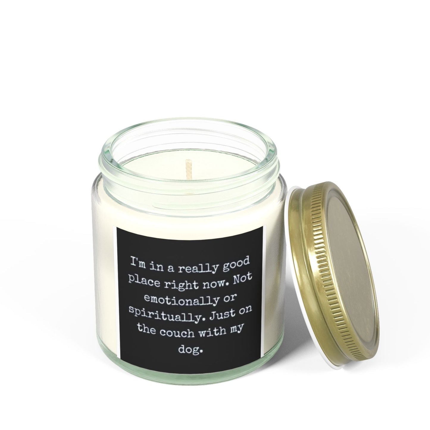 "Good Place with My Dog"  Scented Candle