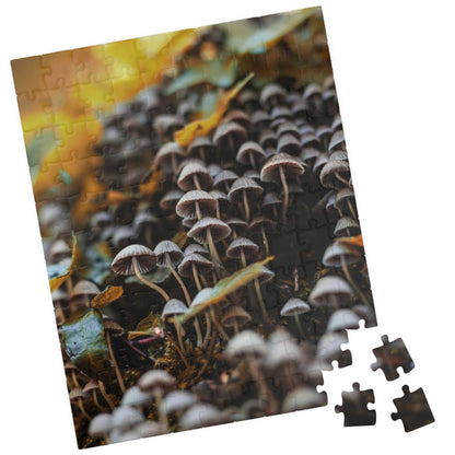 Unravel the beauty of nature with our Multiple Wild Mushrooms Puzzle. With a range of pieces from 110 to 1014, this puzzle will challenge and captivate puzzle enthusiasts. Featuring a variety of wild mushrooms, let your mind escape to the whimsical world of nature while creating a stunning masterpiece.