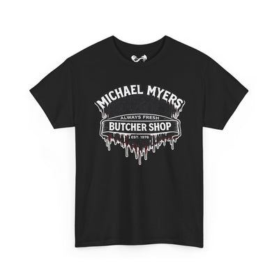 Michael Meyers Butcher Shop Cotton Halloween T-Shirt