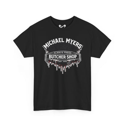 Michael Meyers Butcher Shop Cotton Halloween T-Shirt