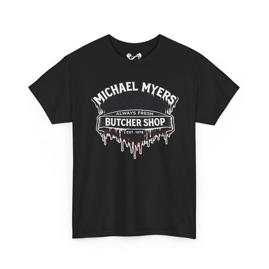 Michael Meyers Butcher Shop Cotton Halloween T-Shirt