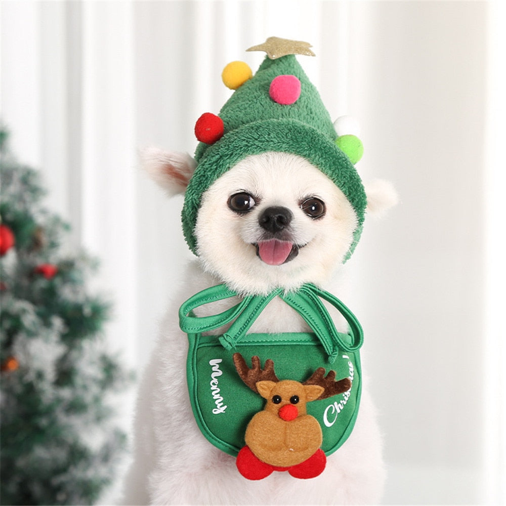 Christmas Pet Hats Costume Dogs Cats Pets