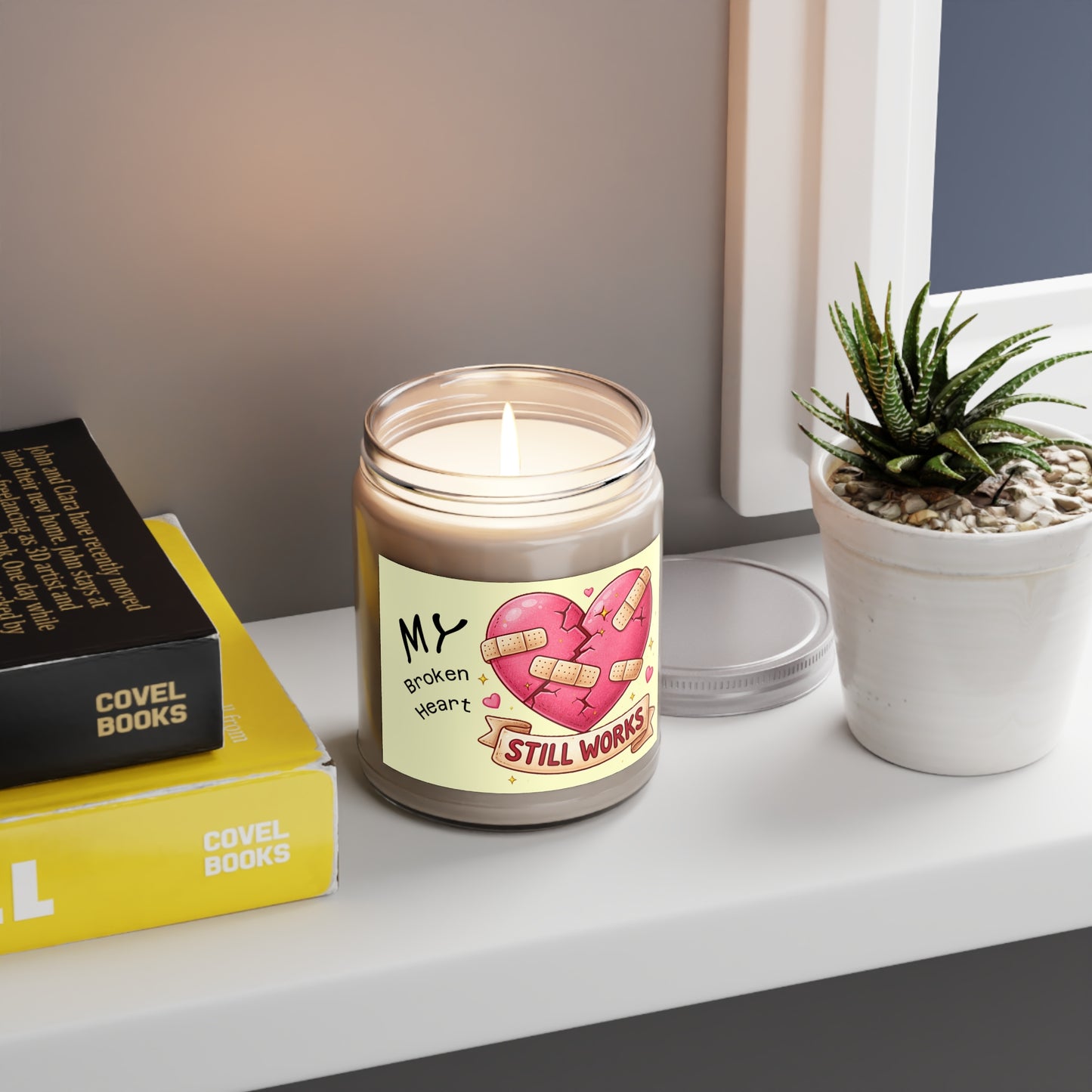 My Broken Heart Still Works Scented Candles, 9oz