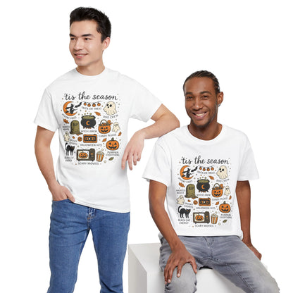 'Tis the Season Halloween Comfortable Cotton T-Shirt