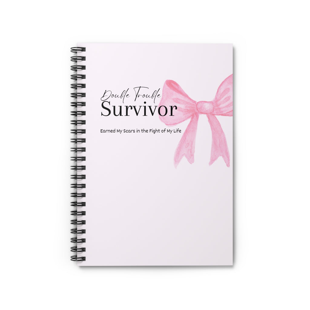 The Pink Double Trouble journal is thoughtfully designed to support those navigating life after a double mastectomy. This journal provides a safe space to express feelings, track recovery progress, and document personal experiences.