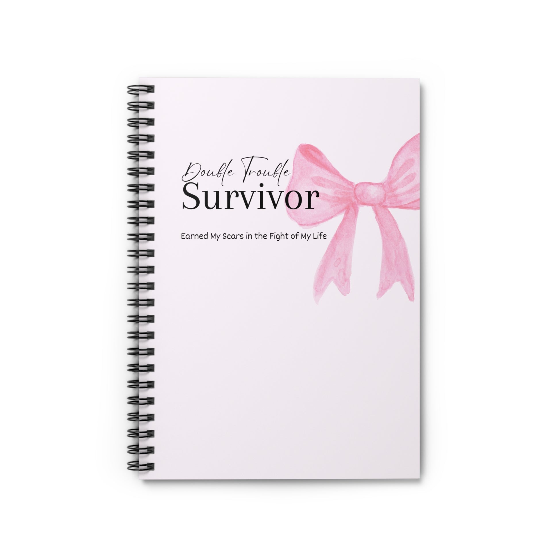 The Pink Double Trouble journal is thoughtfully designed to support those navigating life after a double mastectomy. This journal provides a safe space to express feelings, track recovery progress, and document personal experiences.
