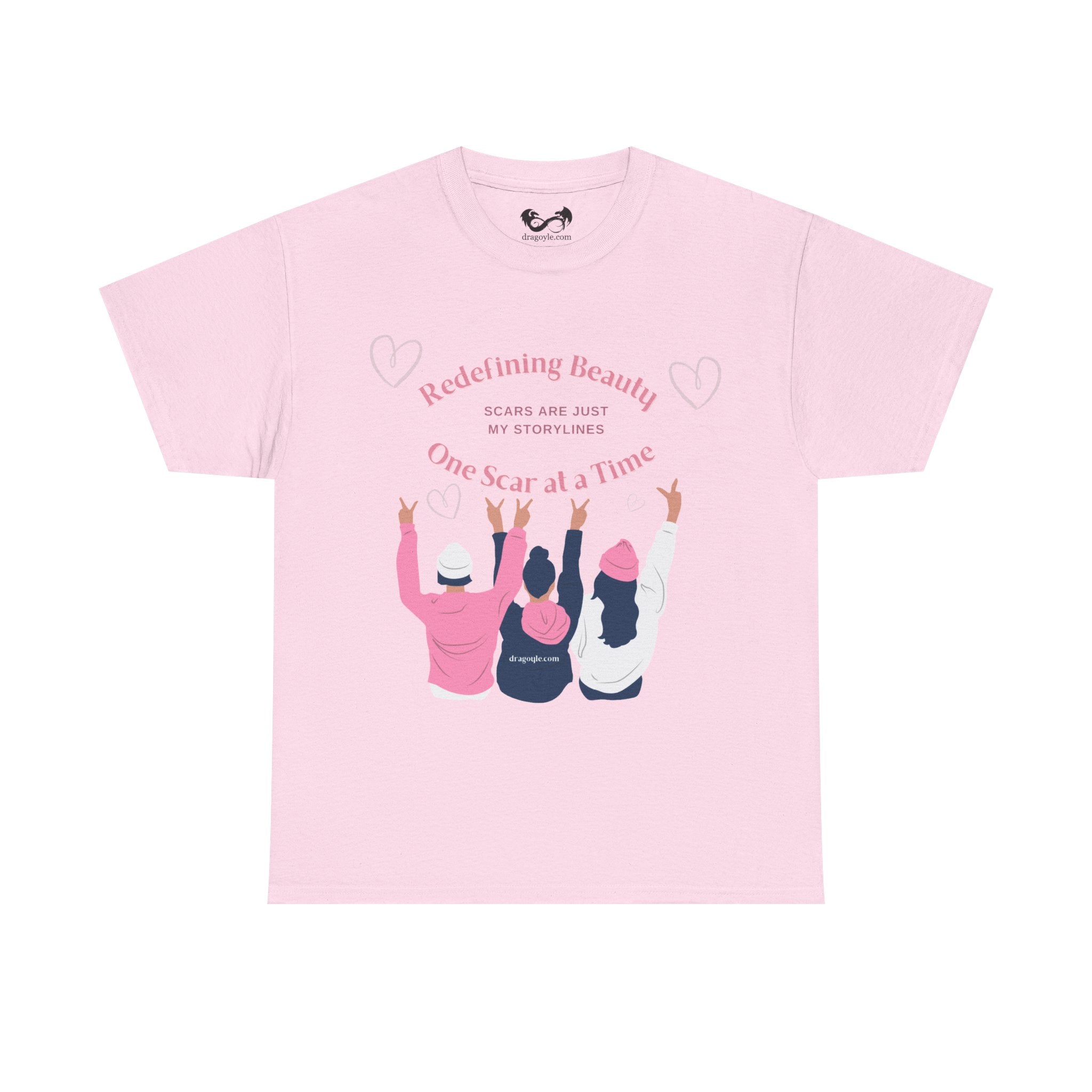 One Scar At A Time Heavy Cotton Tee