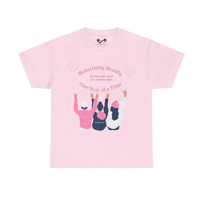 One Scar At A Time Heavy Cotton Tee