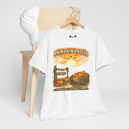 U Pick Pumpkin Patch Comfortable Cotton Halloween T-Shirt