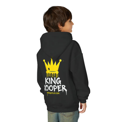 Youth Hoodie "King Kooper" Drippy Crown Graphic Sweatshirt