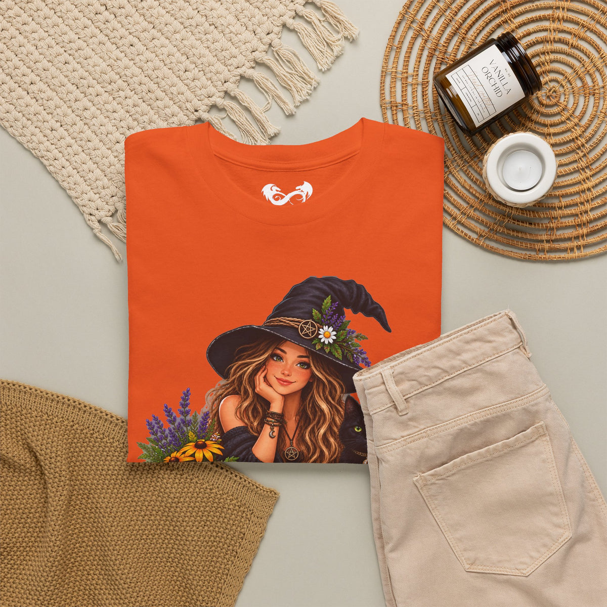 The Wild Witch Garden Halloween Cotton T-Shirt