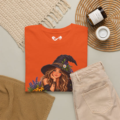 The Wild Witch Garden Halloween Cotton T-Shirt