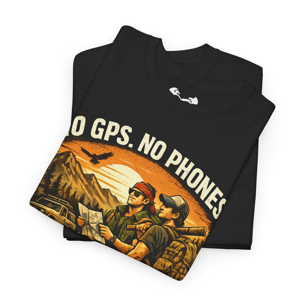 Gen X No GPS No Phone No Problem Cotton T-Shirt