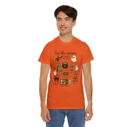 'Tis the Season Halloween Comfortable Cotton T-Shirt