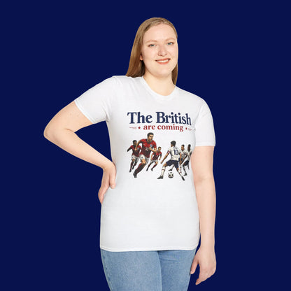 The British Are Coming Soccer Rivalry Graphic T-Shirt