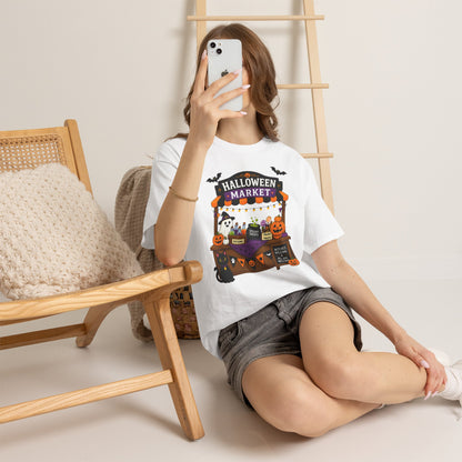 Halloween Market Comfortable Cotton T-Shirt