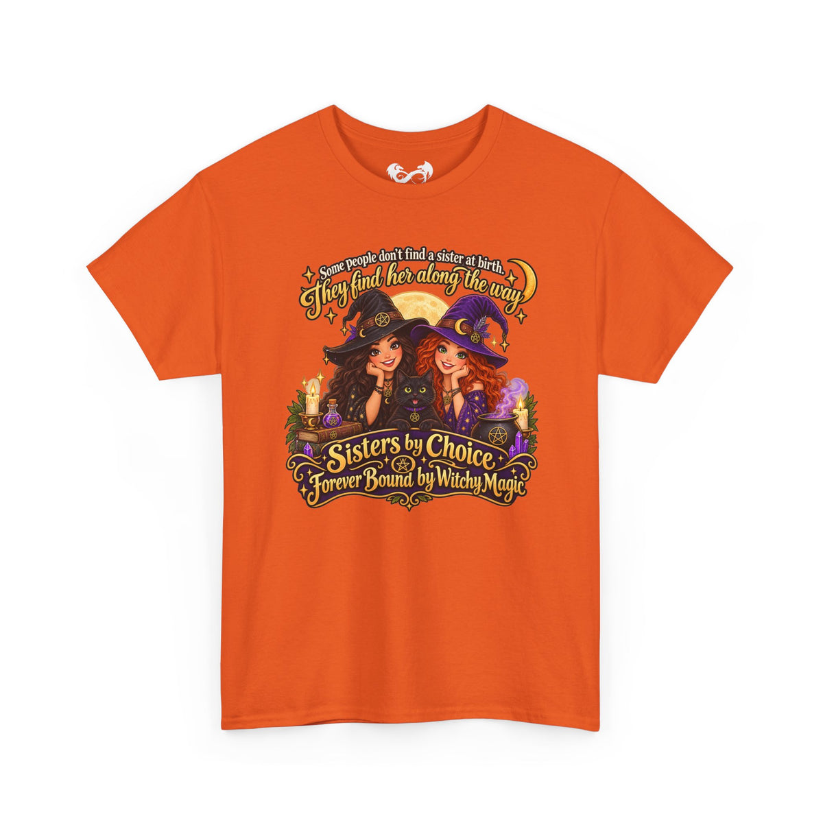 Forever Bound by Witchy Magic Halloween Cotton T-Shirt