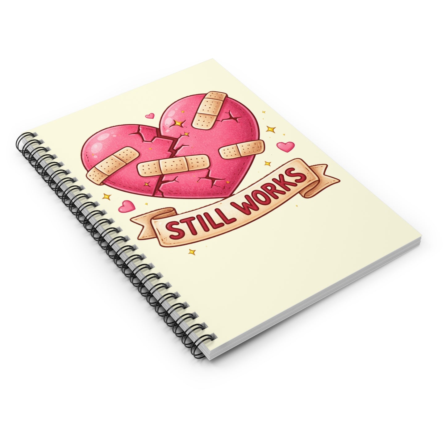 My Broken Heart Still Works Spiral Journal