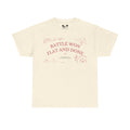 The Battle Won, Flat and Done Heavy Cotton Tee is the ultimate combination of style and comfort. Made with high-quality heavy cotton, this tee is durable and soft to the touch. Perfect for everyday wear or a night out, you'll always feel confident and ready to take on the day in this stylish tee.