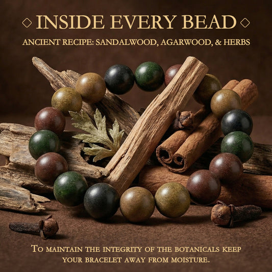 The Ancient Recipe Botanical Scented Oriental Natural Healing Bracelet isn’t just jewelry… it’s a daily ritual wrapped around your wrist. 