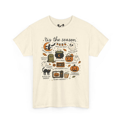 'Tis the Season Halloween Comfortable Cotton T-Shirt
