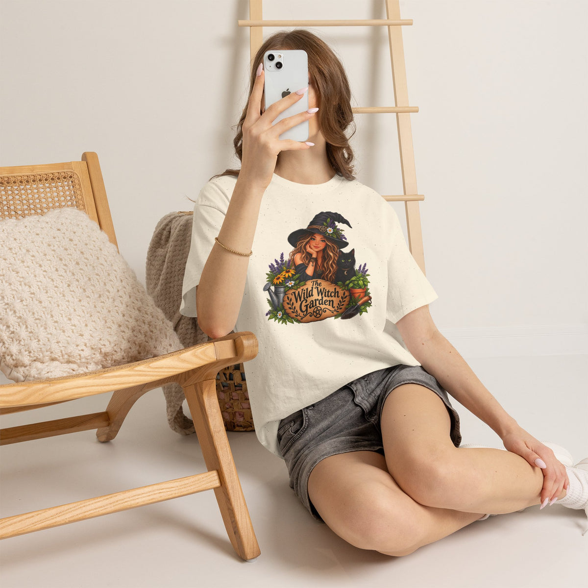 The Wild Witch Garden Halloween Cotton T-Shirt