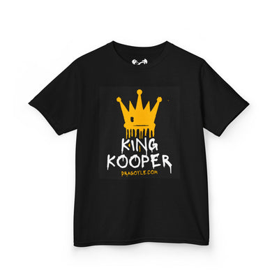 Kids Black Heavy Cotton™ Tee - King Kooper