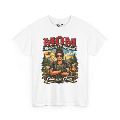 M.O.M. Mistress of Mayhem Outside Comfortable Cotton T-Shirt