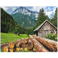 Experience the joys of the great outdoors with our Wood Cabin Mountains Puzzle. With 110-1014 pieces, this puzzle features a cozy wood cabin set against a stunning mountain backdrop. Made from high-quality materials, this puzzle is a perfect addition to any puzzle enthusiast's collection.