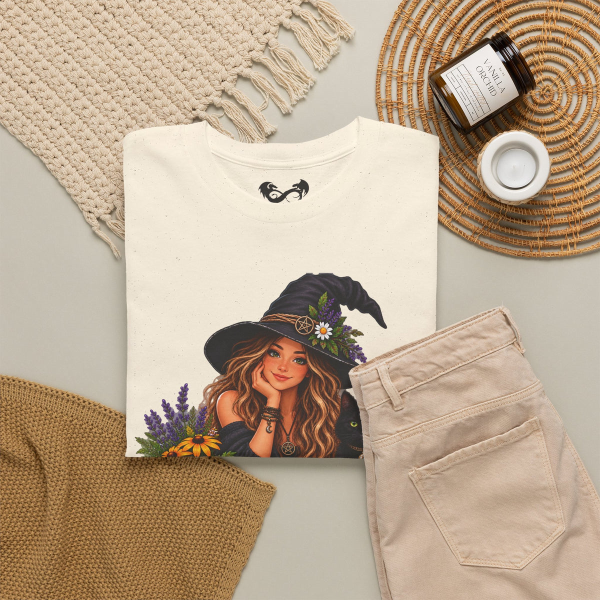 The Wild Witch Garden Halloween Cotton T-Shirt