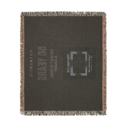 Personalized Woven Blanket — 'Authentic 50 Years of Not Giving a Damn' Decorative Throw