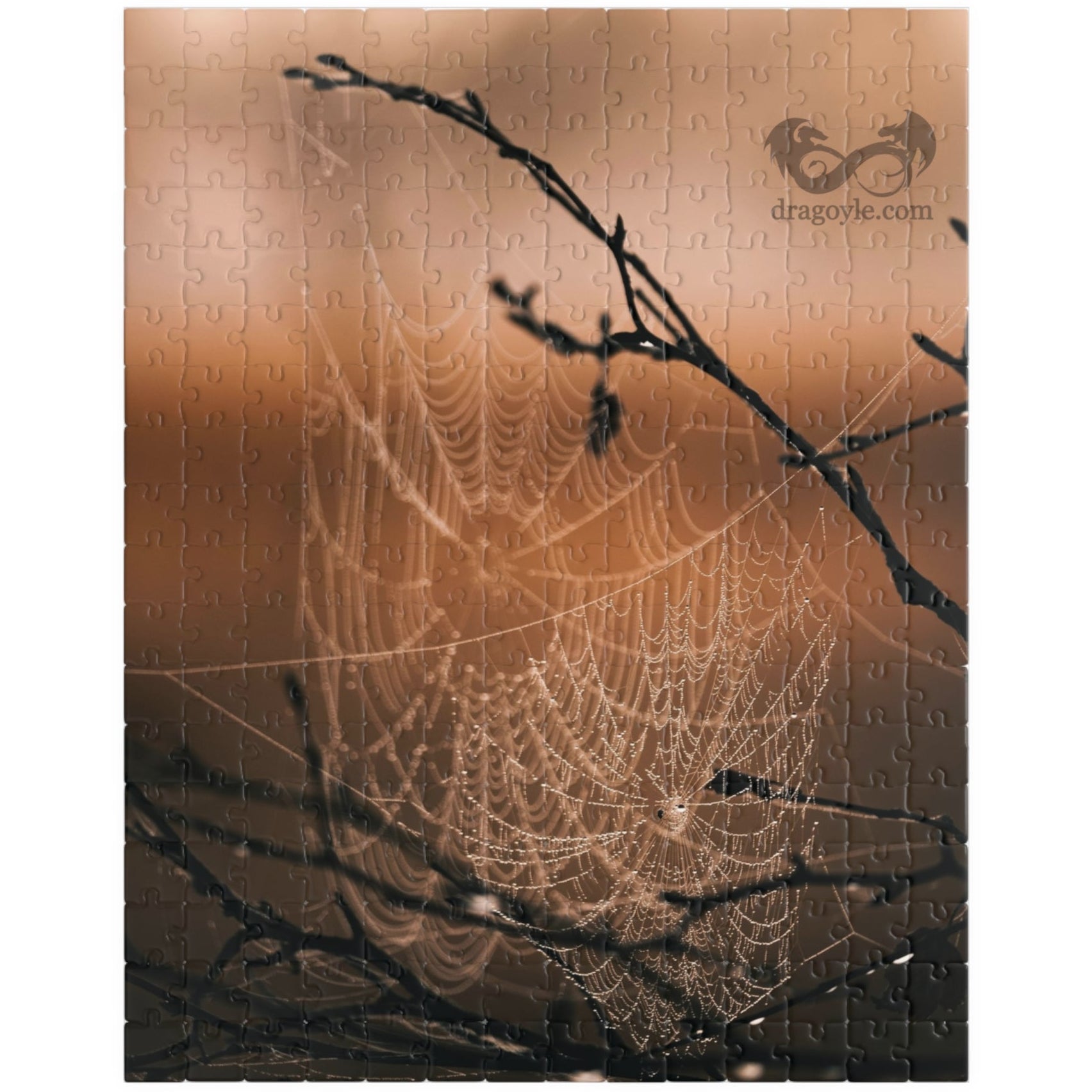 Conquer your fears and embrace the thrill of the unknown with our Spooky Spiderweb Puzzle! With 110 to 1014 pieces, this puzzle will challenge and excite your mind while you piece together a chilling spiderweb.