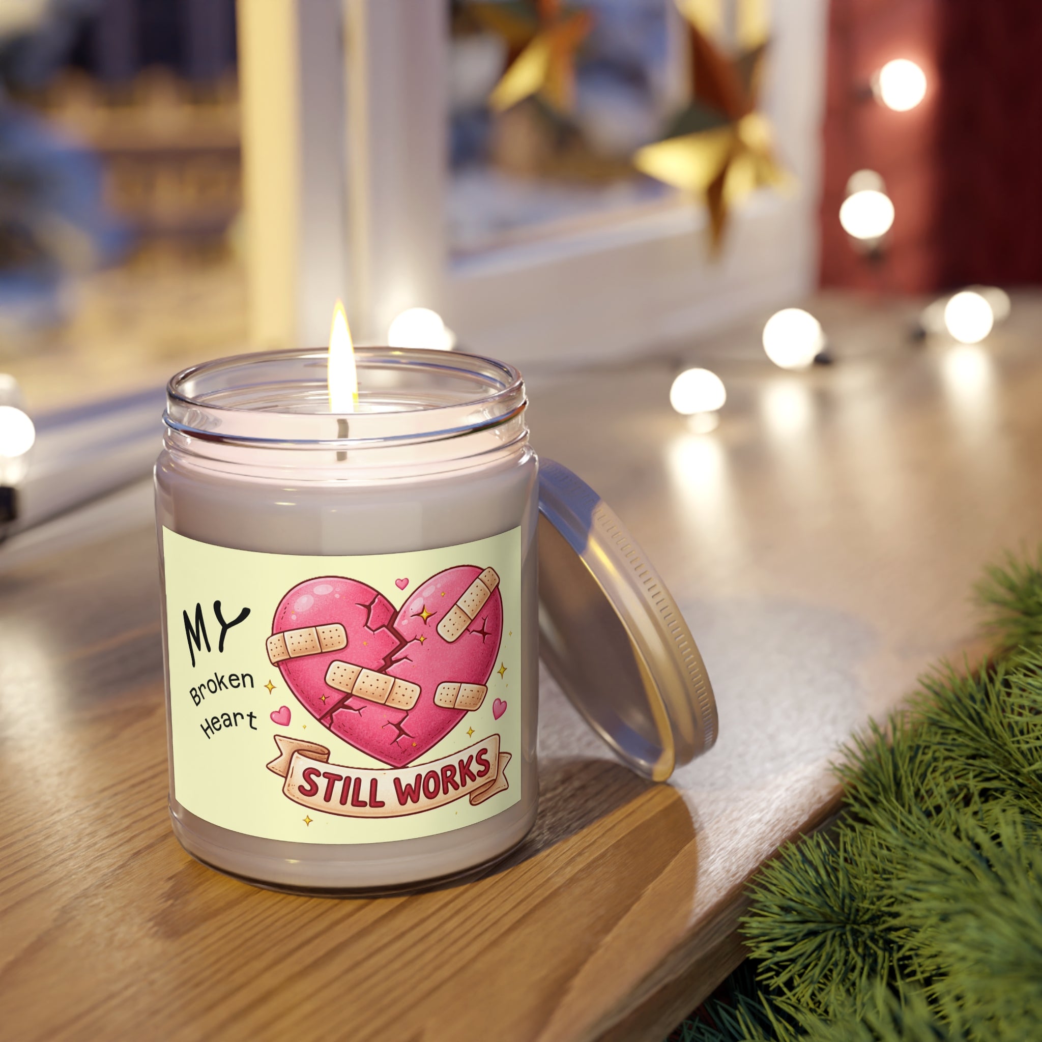 My Broken Heart Still Works Scented Candles, 9oz