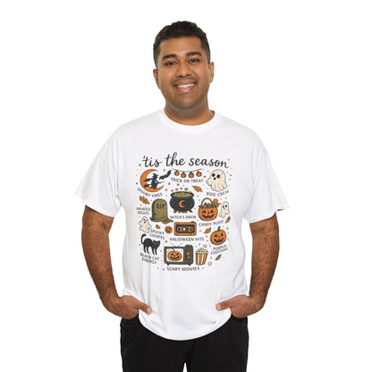'Tis the Season Halloween Comfortable Cotton T-Shirt