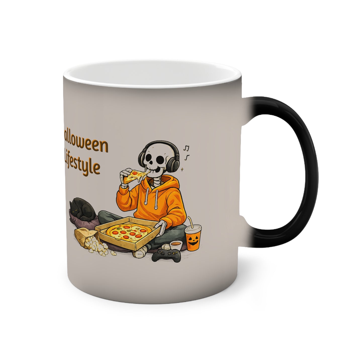Color-Changing "Halloween Lifestyle" Skeleton Mug (11 oz)