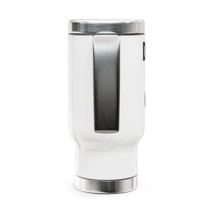 Don’t Spike My Cortisol Travel Mug — 14oz Stainless Steel Tumbler with Handle