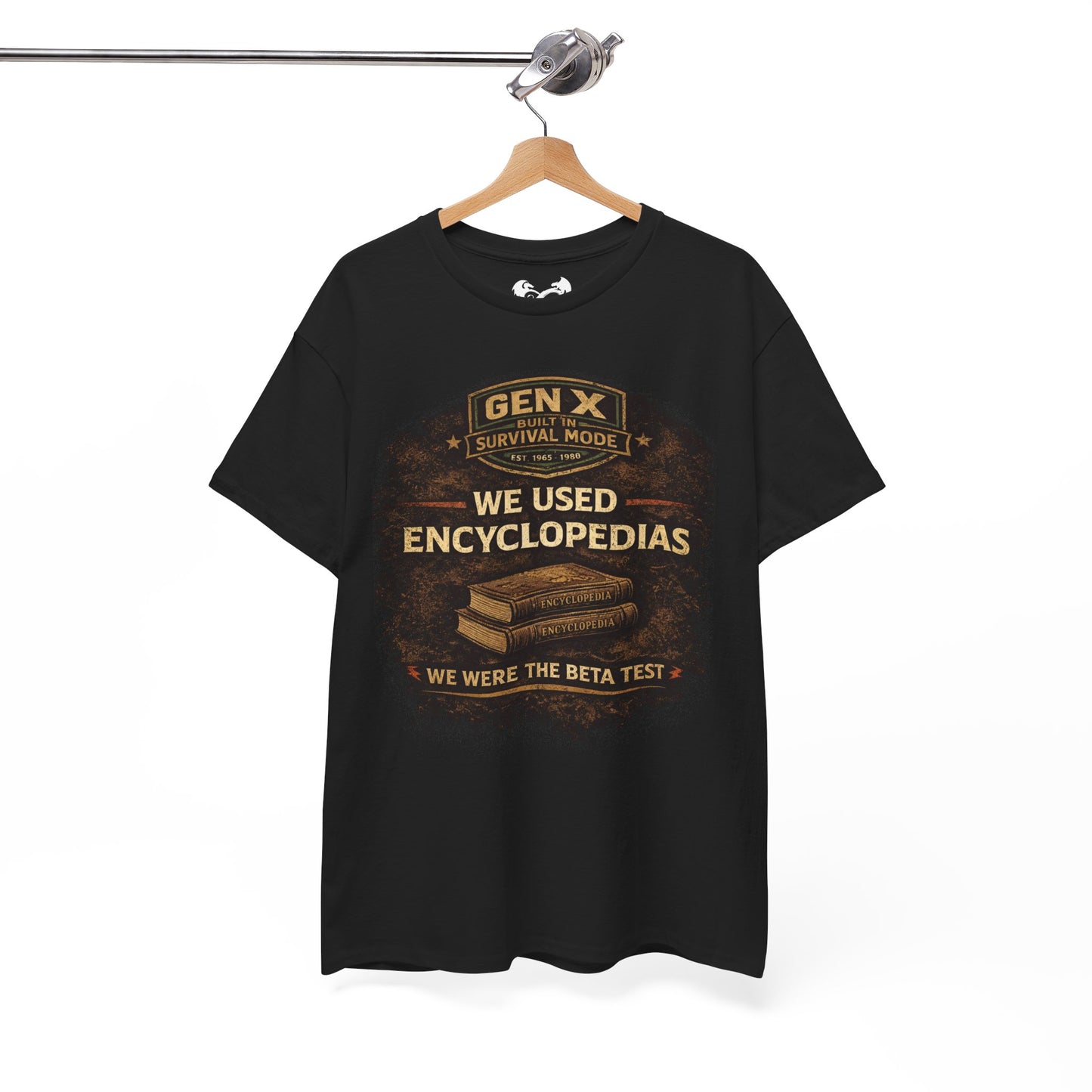 Gen X Survivor We Used Encyclopedias Comfortable Cotton T-Shirt
