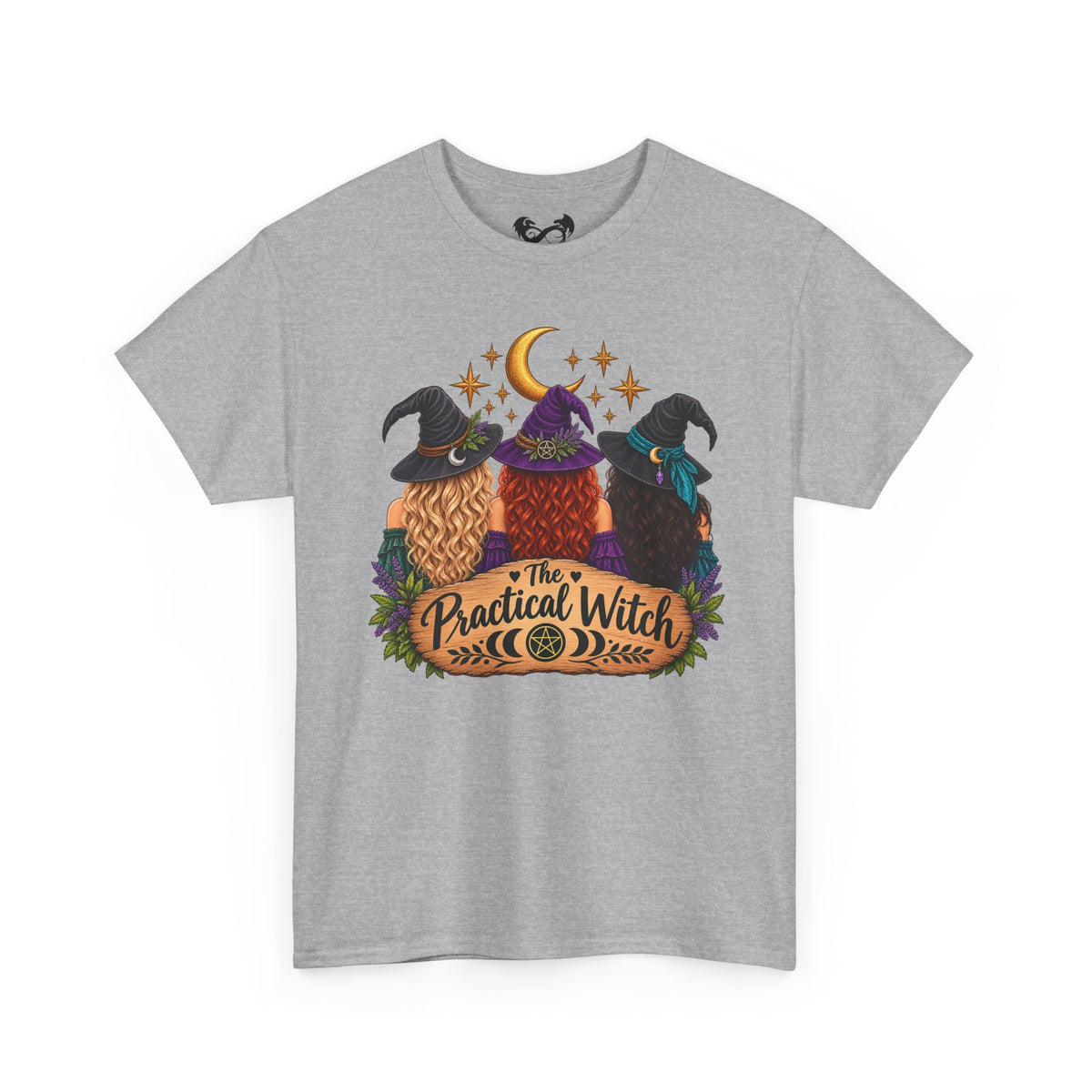 The Practical Witch Sisters Halloween Cotton T-Shirt