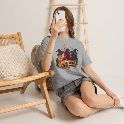 The Practical Witch Sisters Halloween Cotton T-Shirt