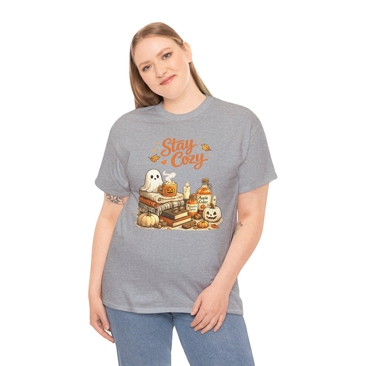 Stay Cozy Comfortable Cotton Halloween T-Shirt