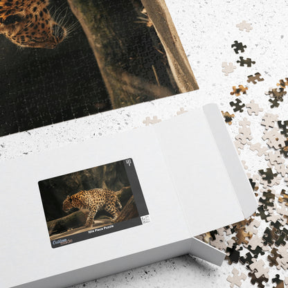 Unleash your wild side with our Stalking Leopard Puzzle! Challenge yourself with 110 to 1014 pieces of fierce feline action. Let the stalking begin as you put together this dynamic image of a sleek and powerful leopard. Embrace the thrill of the hunt and complete this puzzle today!