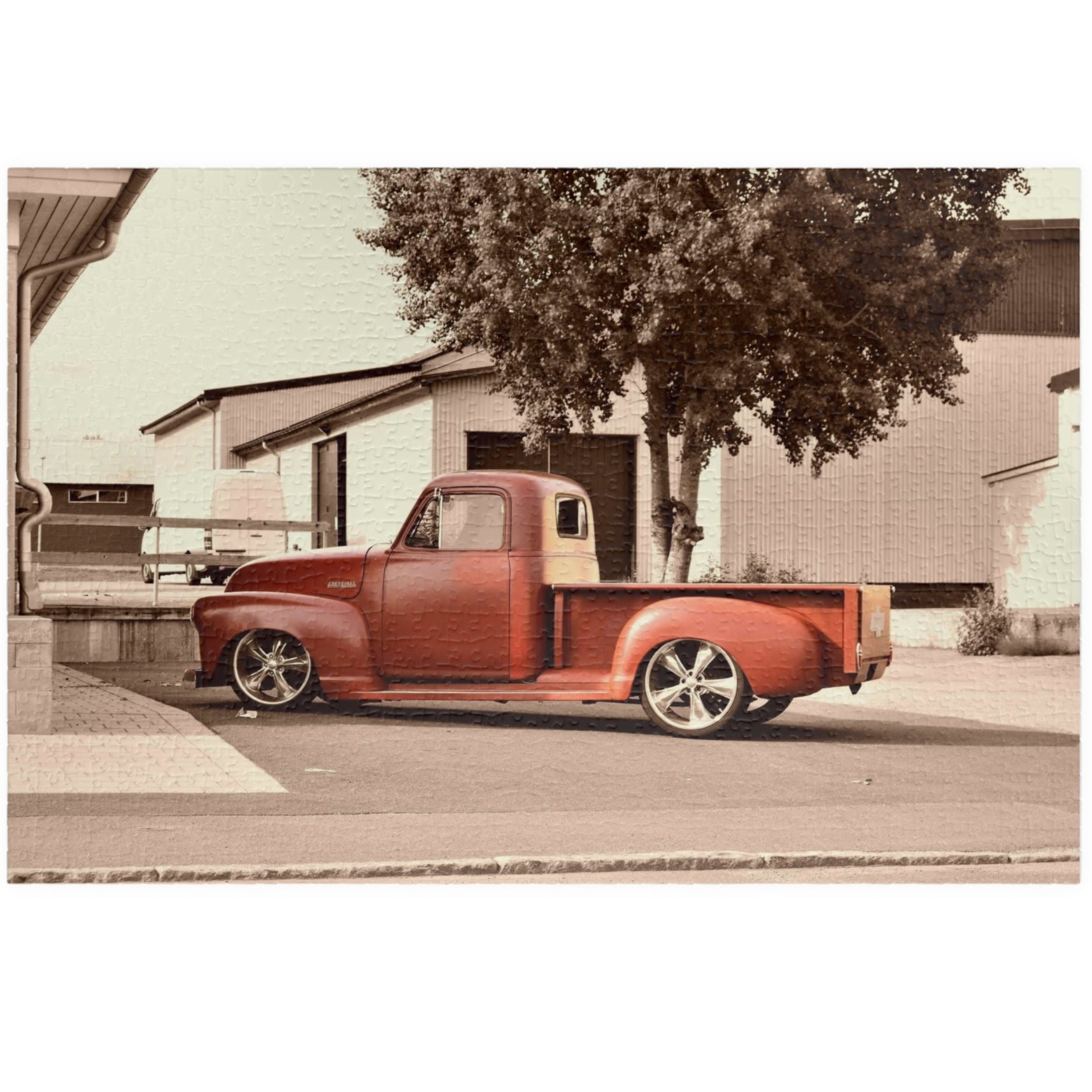 Experience nostalgia and challenge your mind with our Classic Chevrolet Truck Puzzle. With 110 to 1014 pieces, this timeless puzzle features a stunning image of a classic Chevrolet truck. Perfect for puzzle enthusiasts and car lovers alike, it makes a great addition to any puzzle collection.