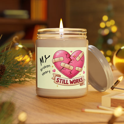 My Broken Heart Still Works Scented Candles, 9oz