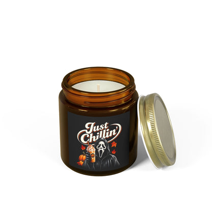 Just Chillin' Ghost Face Halloween Scented Candles (4oz/9oz)