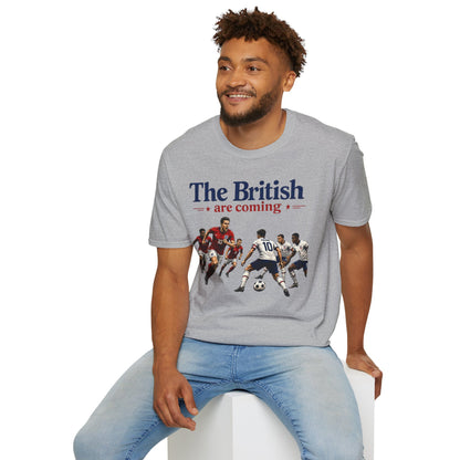The British Are Coming Soccer Rivalry Graphic T-Shirt