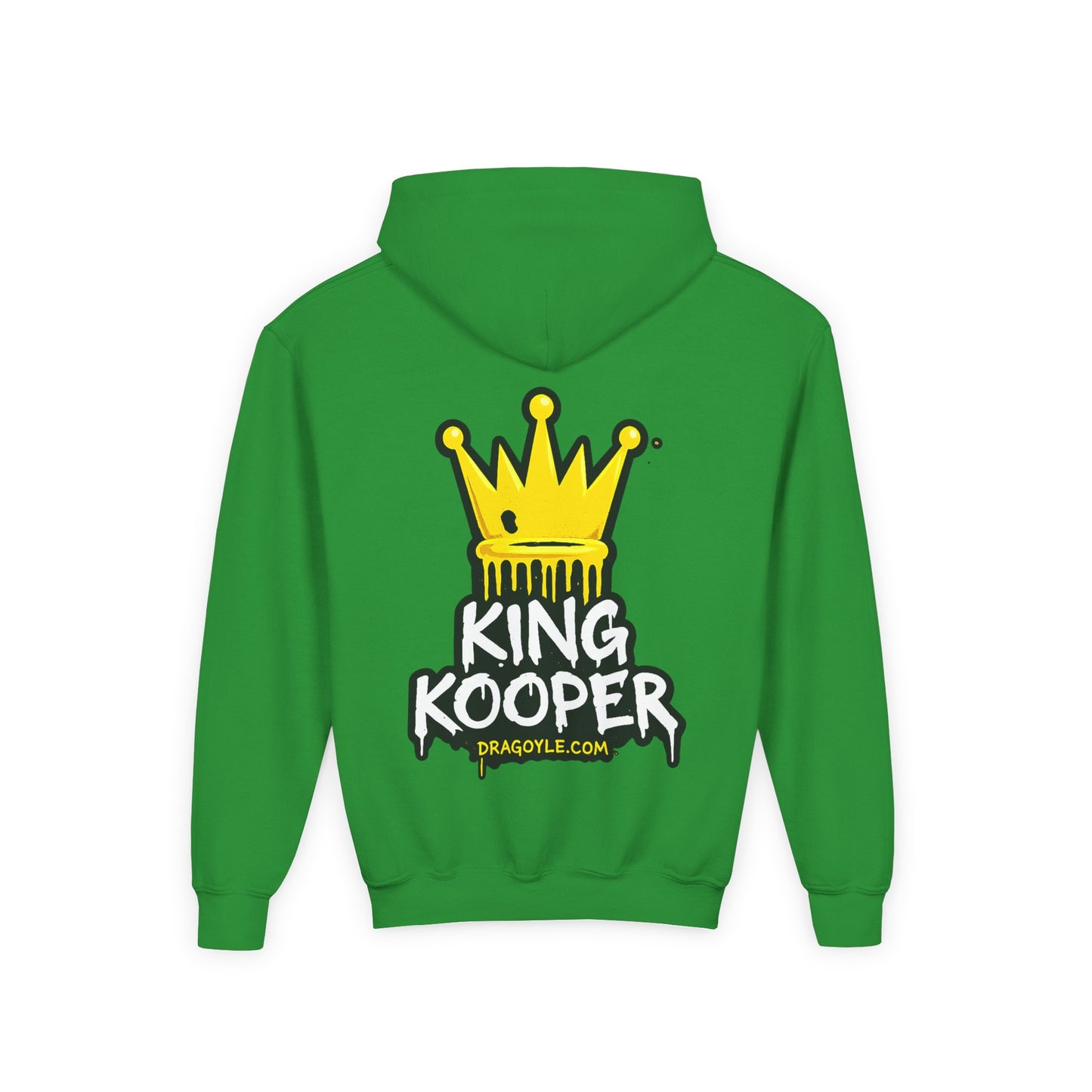 Youth Hoodie "King Kooper" Drippy Crown Graphic Sweatshirt